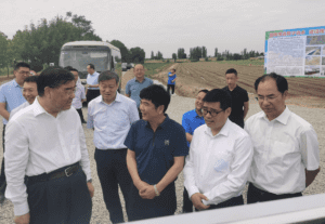 水利部副部長田學(xué)斌參觀簡(jiǎn)報(bào)