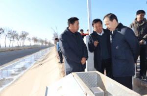 水利部副部長周學(xué)文調(diào)研利通區(qū)現(xiàn)代化生態(tài)灌區(qū)建設(shè)暨水資源確權(quán)工作