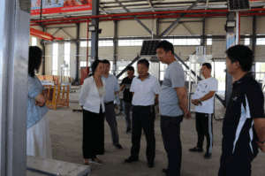 江蘇省水利廳考察現(xiàn)代化生態(tài)灌區(qū)